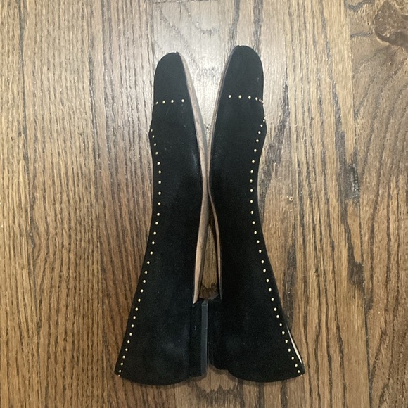 M.Gemi Classe Suede Gold Studded Flats - Picture 4 of 4